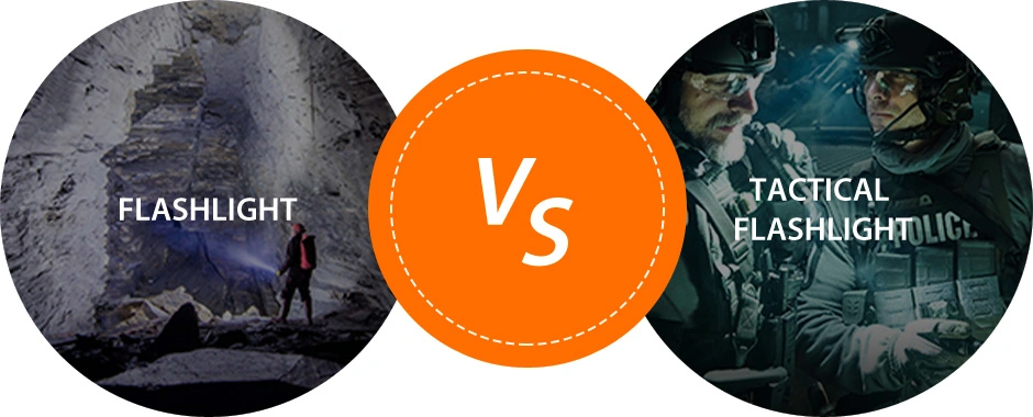 Qual é a diferença entre uma lanterna e uma lanterna tática?