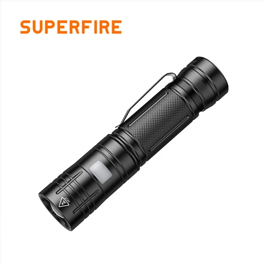 SUPERFIRE GT75 920 Lumens Zoom Lanterna LED Tática Recarregável