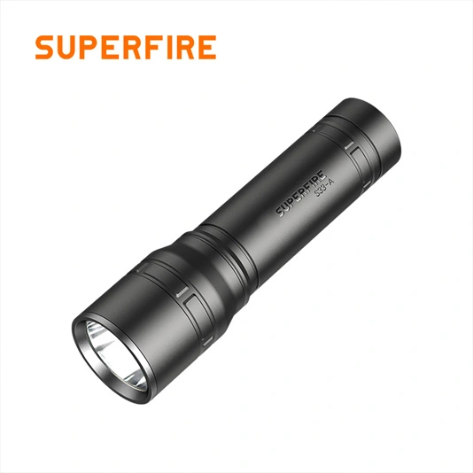 SUPERFIRE S33-A 125 lúmens mini lanterna tática USB recarregável