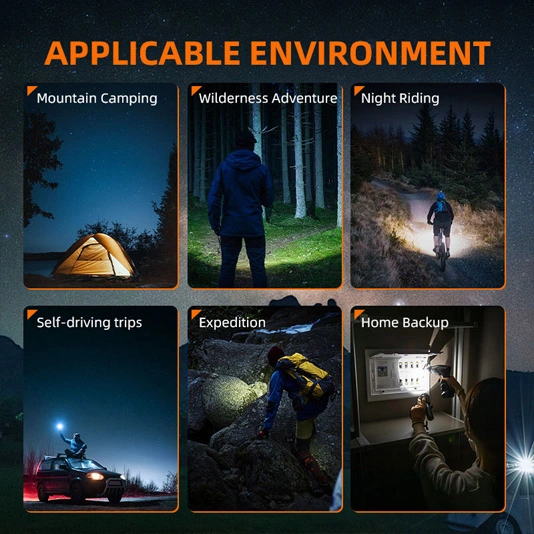 SUPERFIRE V8-S 2000 lúmens lanterna tática recarregável