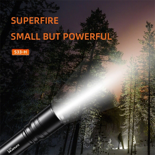 SUPERFIRE S33-H 310 lúmens pequena lanterna tática