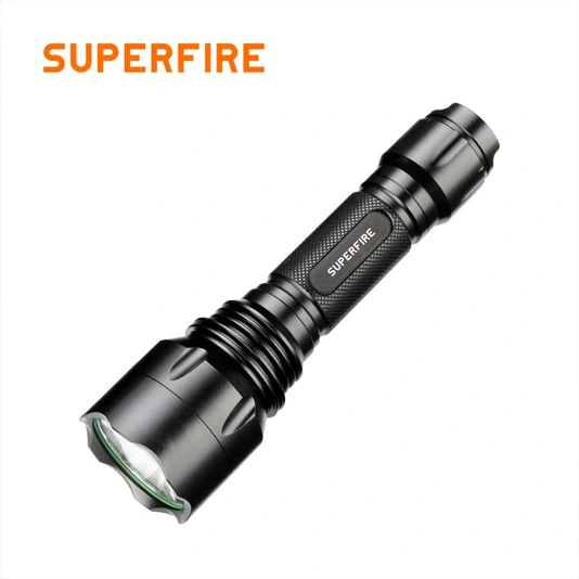 SUPERFIRE T10 1100 Lumens 18650 Bateria Lanterna Tática