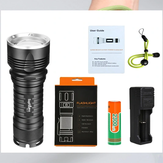 F11-T SUPERFIRE Lanterna LED Cree Zoom Recarregável 10w