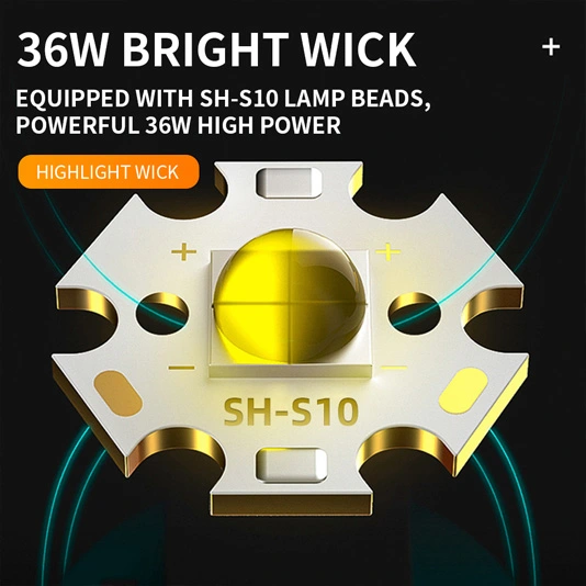 SUPERFIRE R1-G 2300 lúmens com zoom de alta potência USB tipos de lanterna recarregável