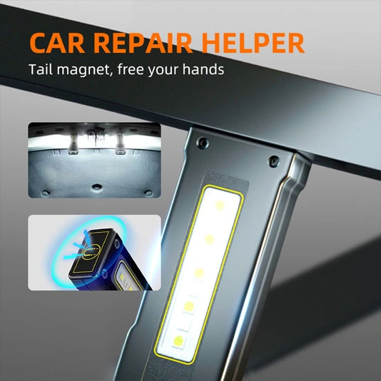 SUPERFIRE EF01 470 lúmens pequena lanterna magnética COB