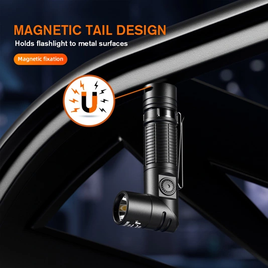 SUPERFIRE lanterna recarregável magnética G19-S