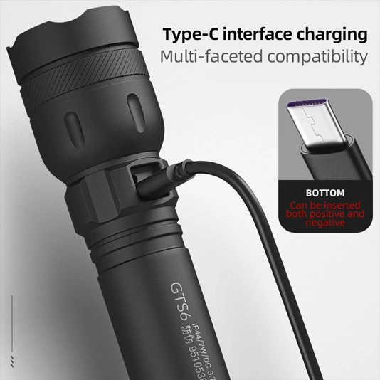 SUPERFIRE GTS6 Lanterna LED pequena super brilhante