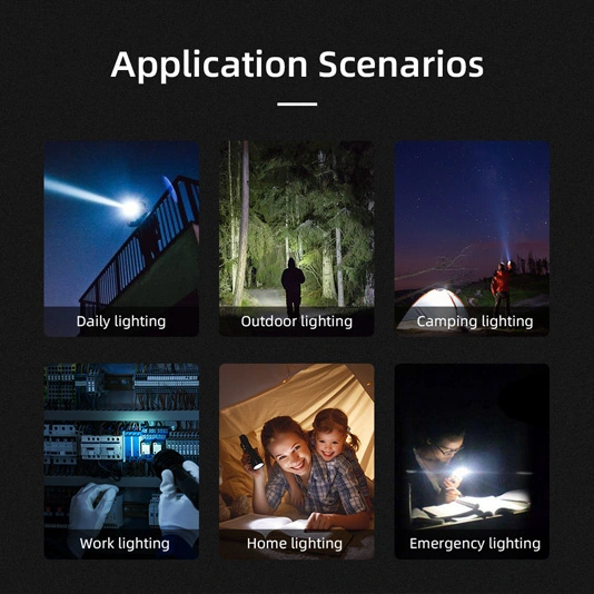 SUPERFIRE Lanterna de bolso de alta potência D15 P90 36W