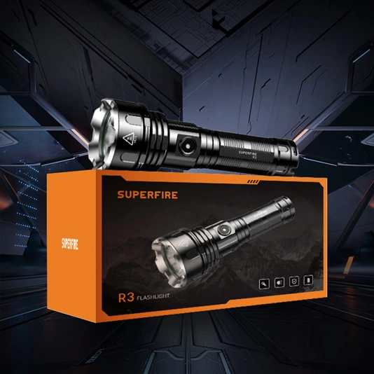 SUPERFIRE R3-P90 2000 lúmens 36w banco de potência lanterna recarregável