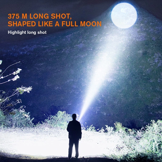 SUPERFIRE M19 Lanterna de longo alcance com zoom