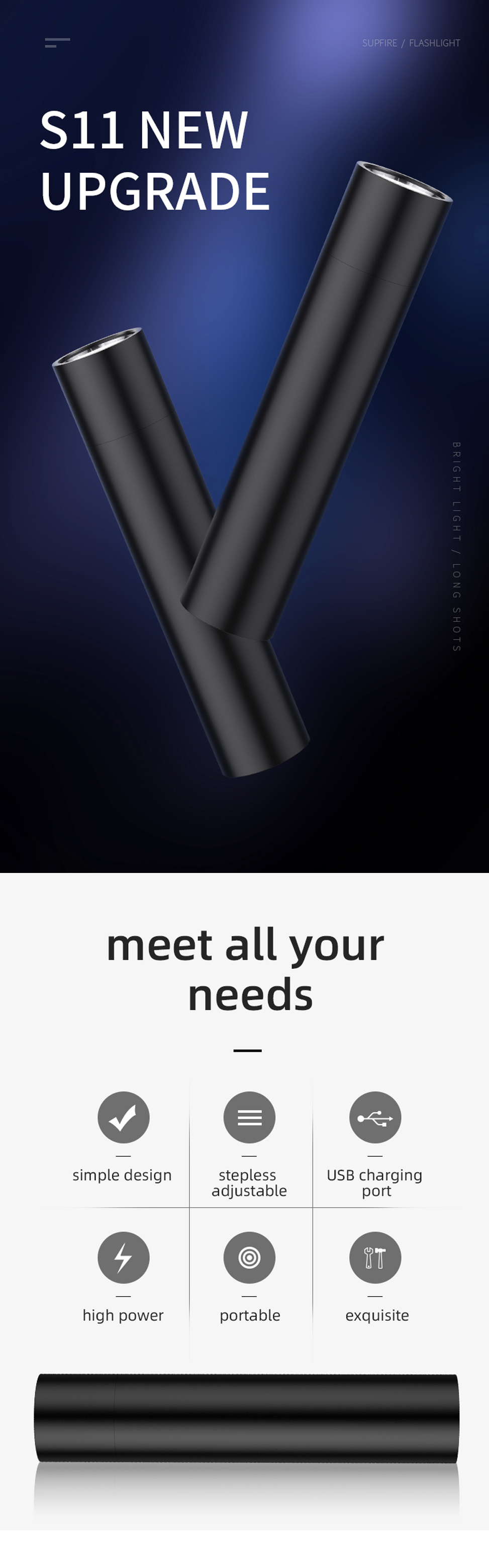 mini usb rechargeable flashlight mini usb rechargeable flashlight