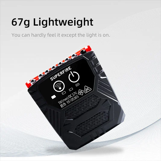 SUPERFIRE CL01 Sensor Cap Luz