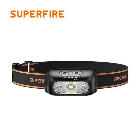 SUPERFIRE HL05 série 450 lúmens farol de LED recarregável