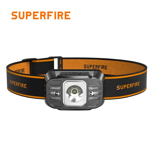 SUPERFIRE Série HL75 Tocha de Cabeça de Sensor de Movimento