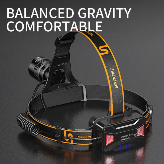 SUPERFIRE HL31 Farol de LED de alta saída