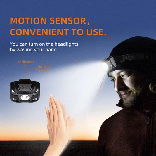 SUPERFIRE HL78 250 Lumens Sensor de movimento Farol