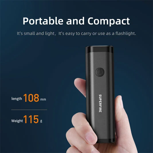 Farol de bicicleta SUPERFIRE BL11 400lm