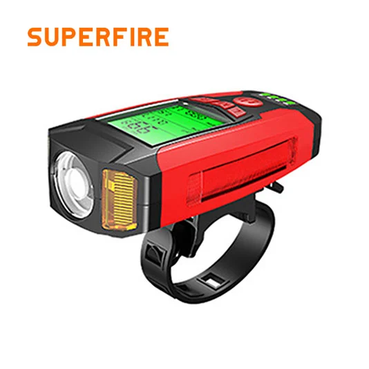 SUPERFIRE BM01 luz de bicicleta com chifre