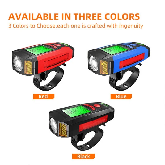 SUPERFIRE BM01 luz de bicicleta com chifre