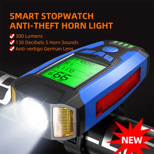 SUPERFIRE BM01 luz de bicicleta com chifre