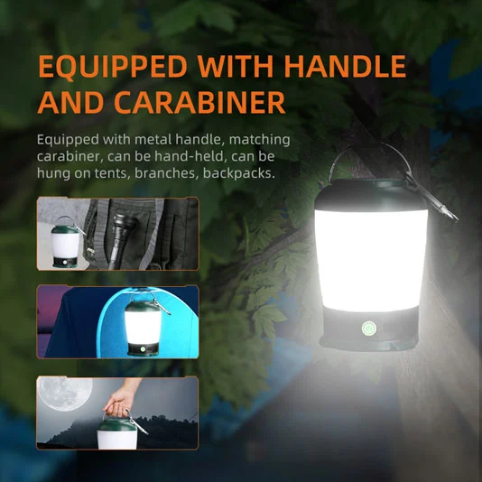 SUPERFIRE T31 18650 USB LED luz de acampamento