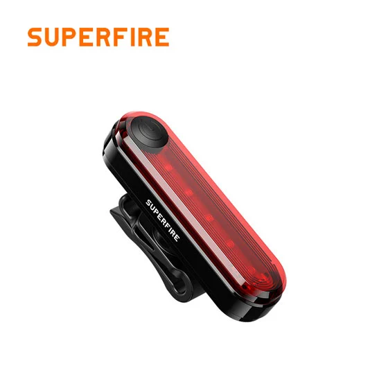 SUPERFIRE BTL01 Luz Da Cauda Da Bicicleta Recarregável