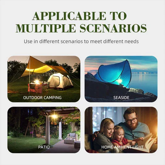 SUPERFIRE T35 Lanterna LED de emergência recarregável para a interrupção de energia