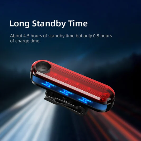 SUPERFIRE BTL01 Luz Da Cauda Da Bicicleta Recarregável