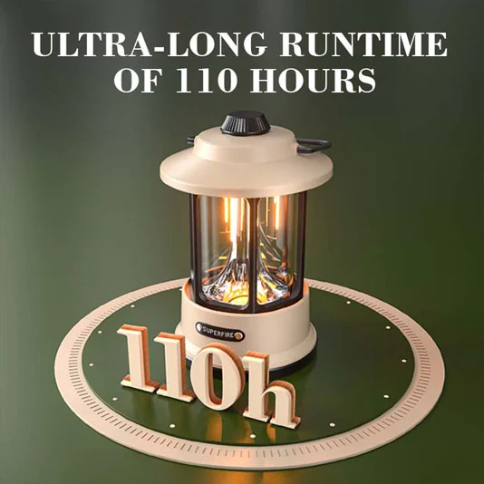 SUPERFIRE T35 Lanterna LED de emergência recarregável para a interrupção de energia