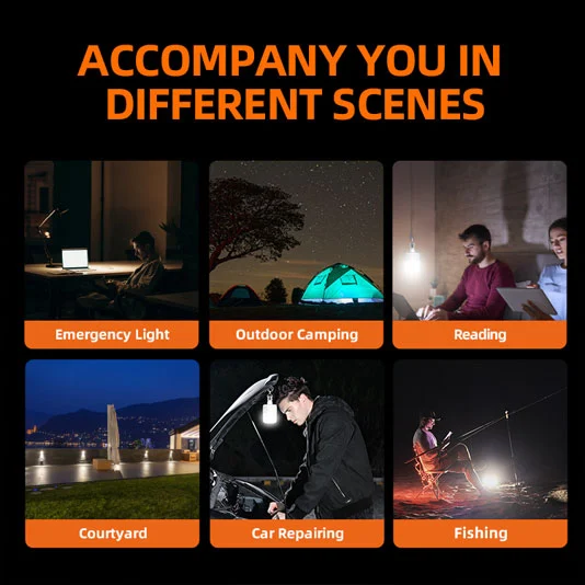 SUPERFIRE T26-S Solar Recarregável Luz Lanterna de Acampamento LED