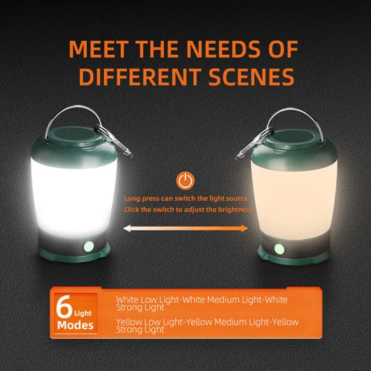 SUPERFIRE T31 18650 USB LED luz de acampamento