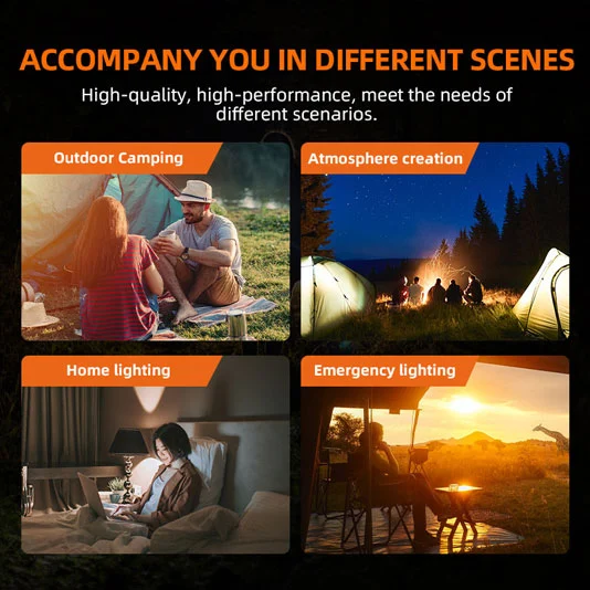 SUPERFIRE T57 Lanterna de acampamento de carregamento USB