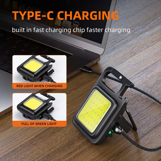 SUPERFIRE MX16 COB Chaveiro Luz de Trabalho