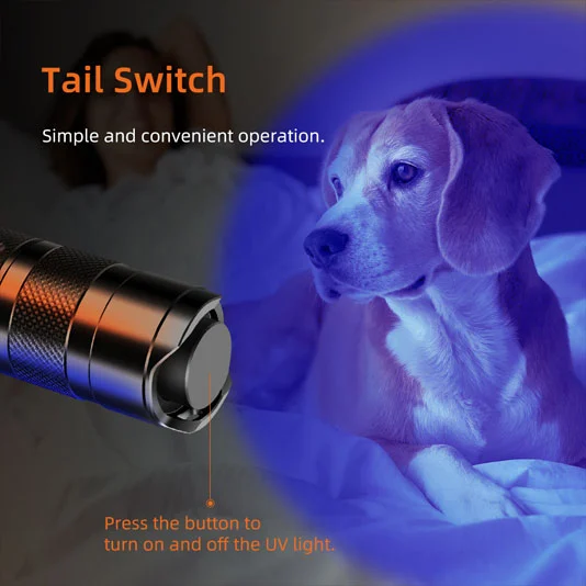 SUPERFIRE Z01 Recarregável 365nm Tocha UV