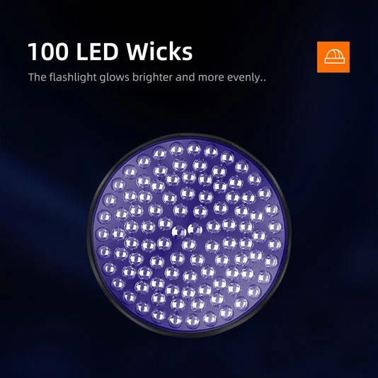 SUPERFIRE UV06 395nm Lanterna UV Luz Negra