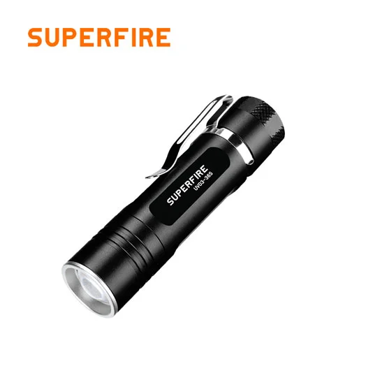 SUPERFIRE UV03 365nm 3w lanterna UV de mão