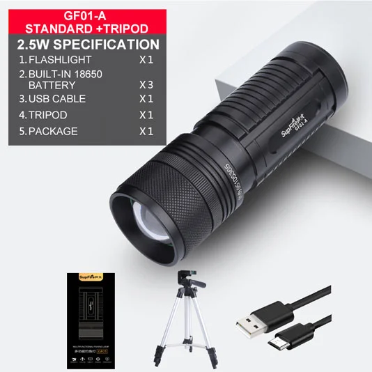 SUPERFIRE GF01 lanterna de pesca