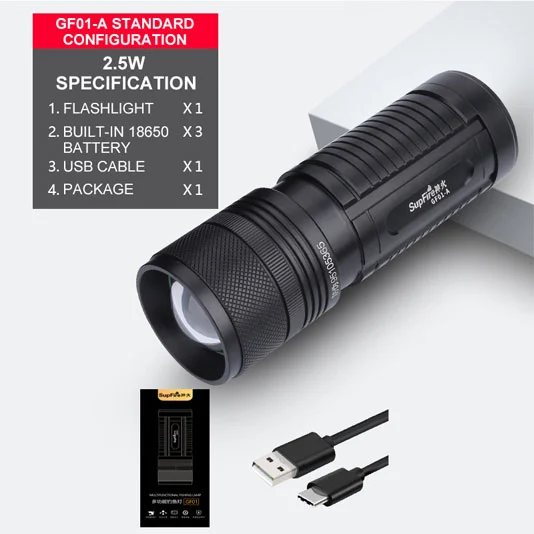 SUPERFIRE GF01 lanterna de pesca