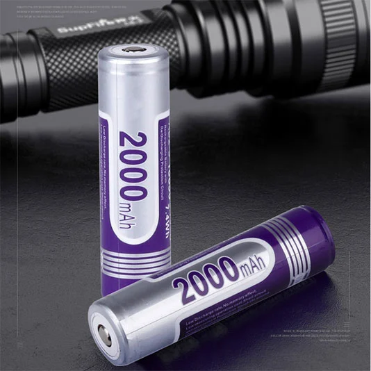 SUPERFIRE AB2-S 18650 bateria 2000mAh bateria de lítio recarregável de 3,7 volts