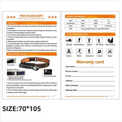 Instruções personalizadas