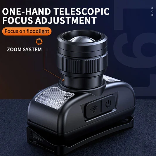 SUPERFIRE HL91 310 Lumen Farol com luz branca e vermelha