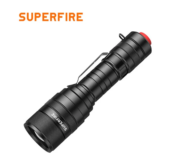 SUPERFIRE F5 1100 Lumens Lanterna Tática Zoomable