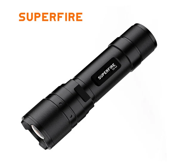 F3-L2 SUPERFIRE Lanterna Tática de LED telescópica 570 lúmens