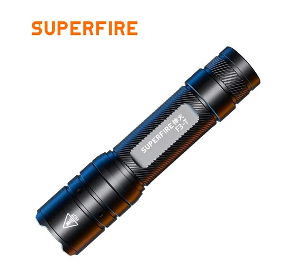 SUPERFIRE F3-T 600 lúmens lanterna de zoom telescópico tático