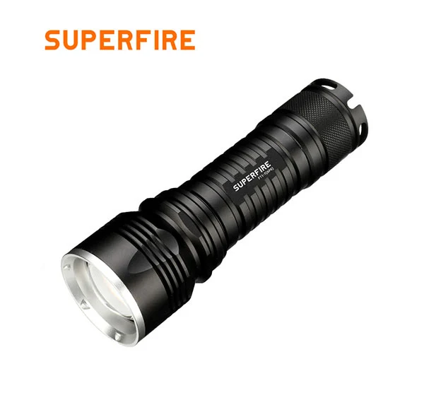F11-T SUPERFIRE Lanterna LED Cree Zoom Recarregável 10w