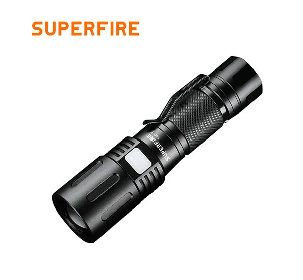 X60-T SUPERFIRE Lanterna LED com zoom de 2000 lúmens