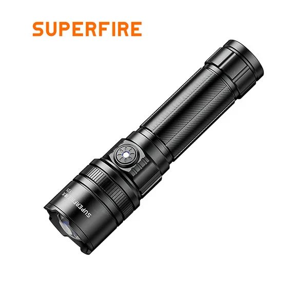 SUPERFIRE Y25 600 lúmens lanterna com zoom