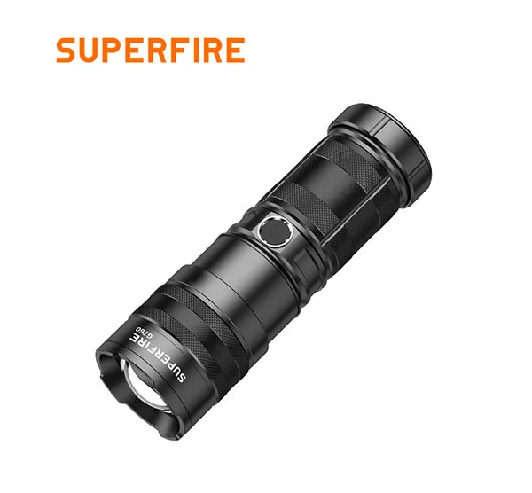 SUPERFIRE GT60 1680 Lumens Zoom Lanterna de mão de alta potência