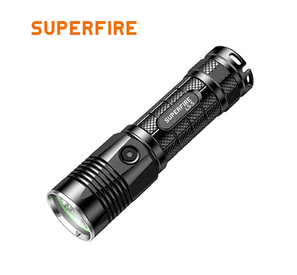 L5-S SUPERFIRE P50 900 lúmens 26650 lanterna LED personalizada