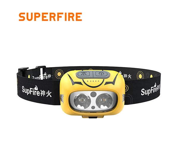 SUPERFIRE HL05-S Farol Sensor de movimento